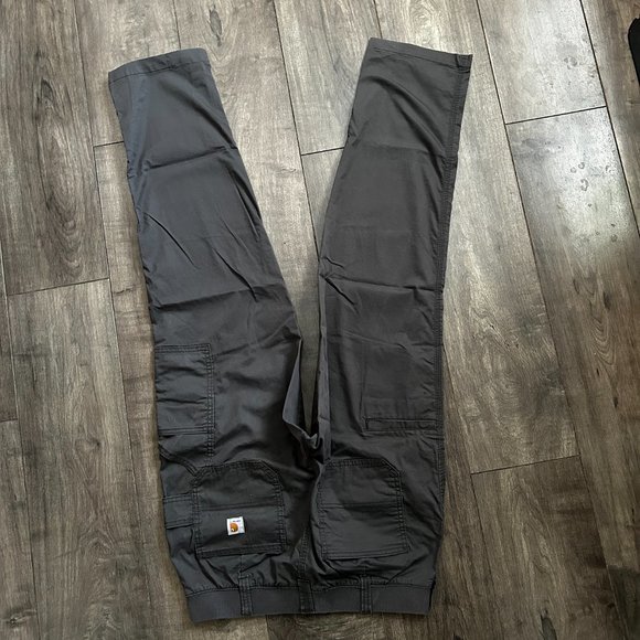 Carhartt Womens Force Rugged Flex Lakota Gray Relaxed Fit 10 Large - Picture 5 of 8